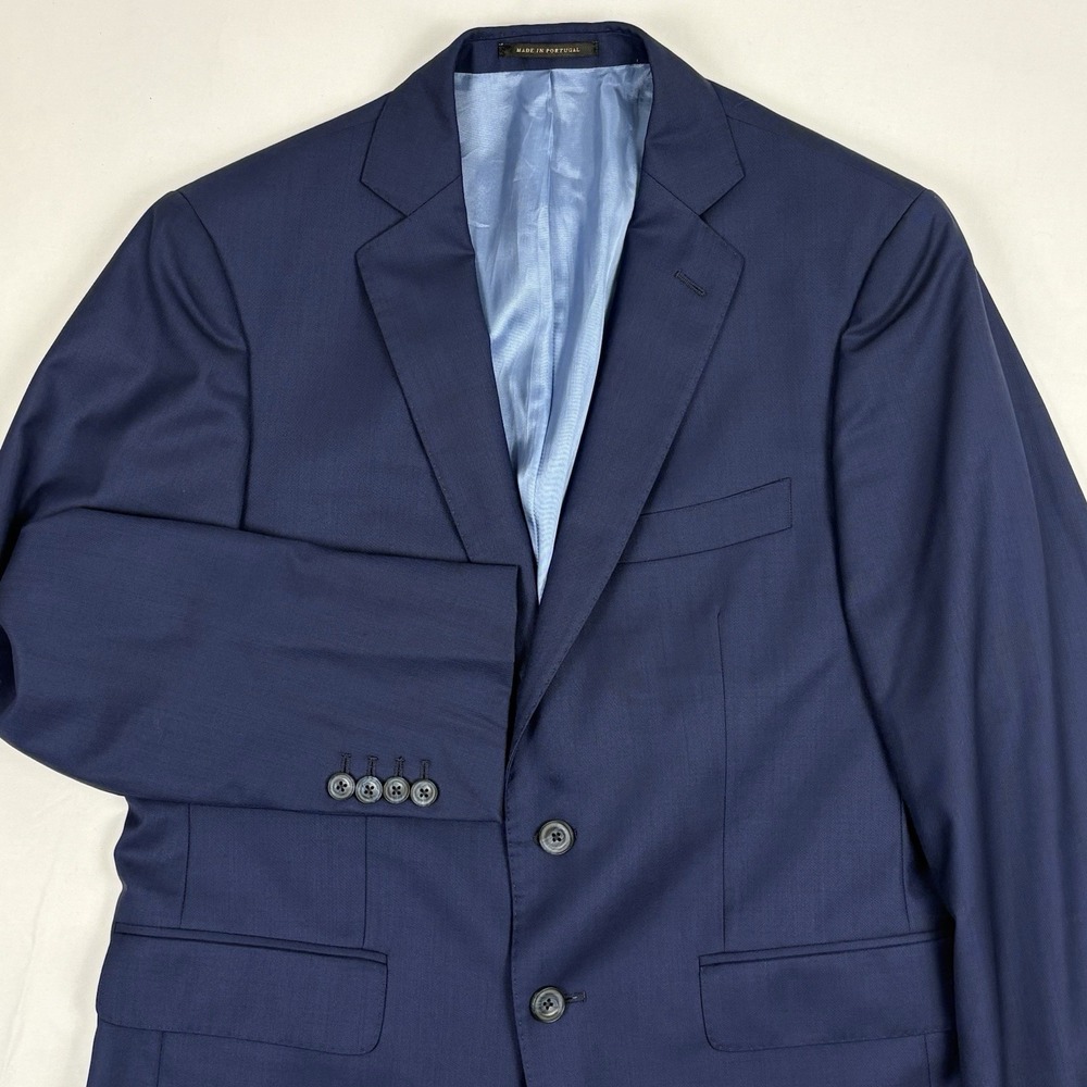 J.Hilburn Vitale Barberis Canonico Super 150s Surgeon Cuffs Sport Coat 39R
